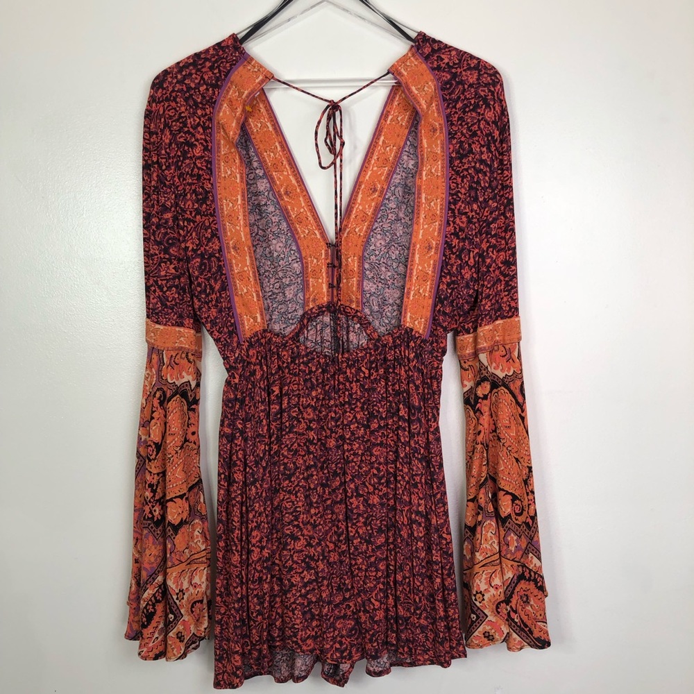 Free People Once Upon A Time Summertime Romper XS - Picture 7 of 8